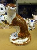 Royal Crown Derby paperweight 'Playful Otter'
