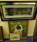 'Paddie' portrait of a Jack Russell oil painting