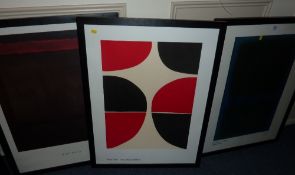'Untitled 1968' pair colour prints after Mark Rothko and 'June Red and Black' colour print after