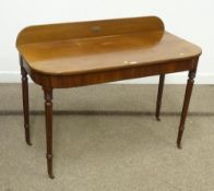 Early 19th Century mahogany demi lune side table