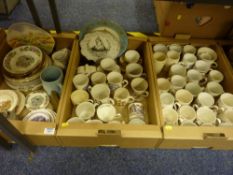 Victorian Diamond Jubilee commemorative plate, other commemorative plates and mugs in three boxes