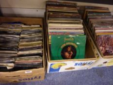 Collection of single records in one box