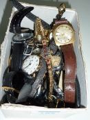Dayco cocktail watch and selection of vintage and later watches in one box