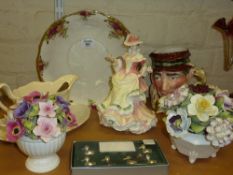 Royal Albert Bowl, Royal Doulton figure 'Rose' HN3709, Coalport and other decorative ceramics and