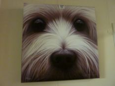 'Larger Than Life Westie' Signed and numbered limited edition print on canvas after Nigel Hemming