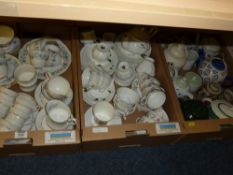 Royal Suffolk tea service and other tea ware in three boxes