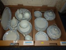 Polish dinner and tea service in two boxes