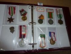 Album of military medals