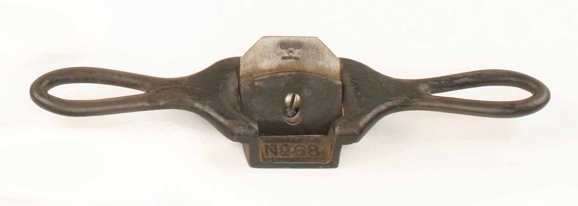A STANLEY No 68 rabbet spokeshave with SW iron G+