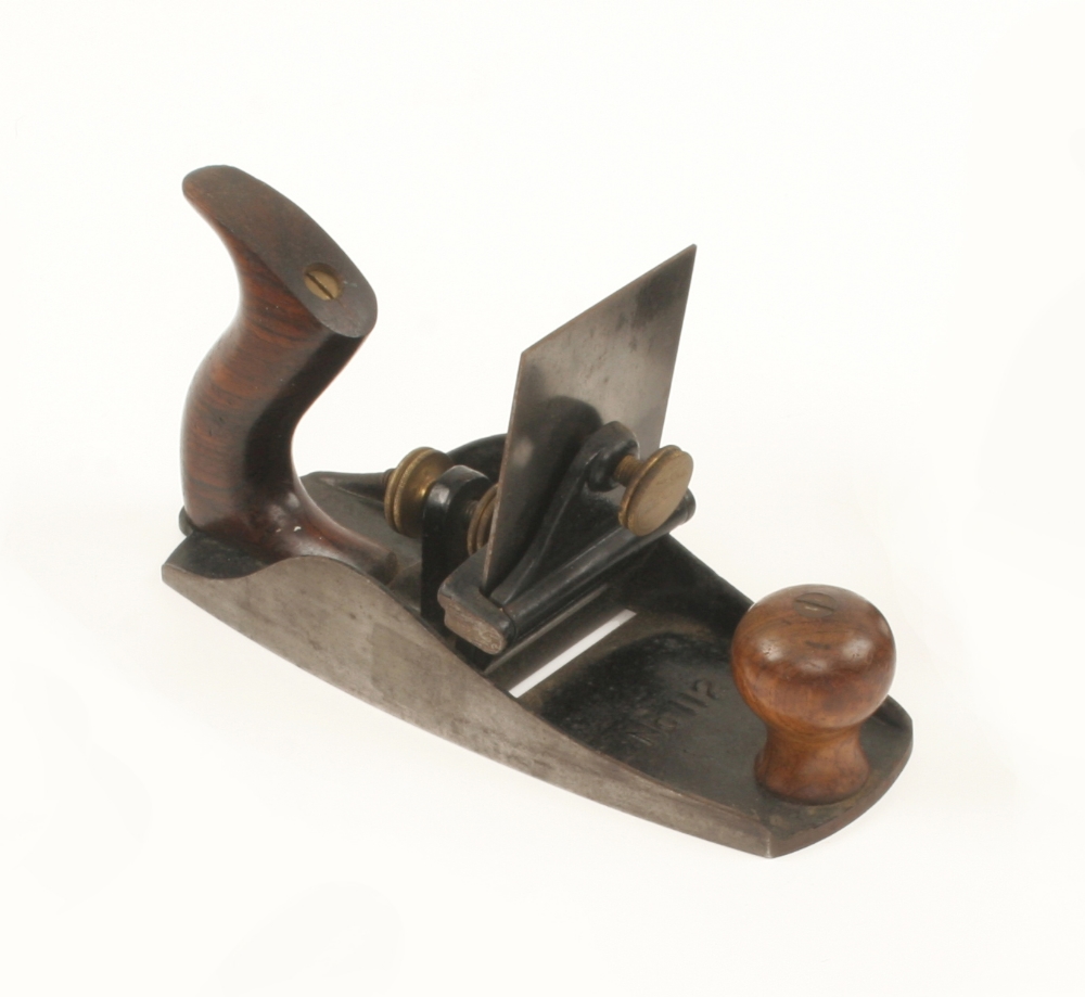 A STANLEY No 112 scraper plane with part decal on handle G+