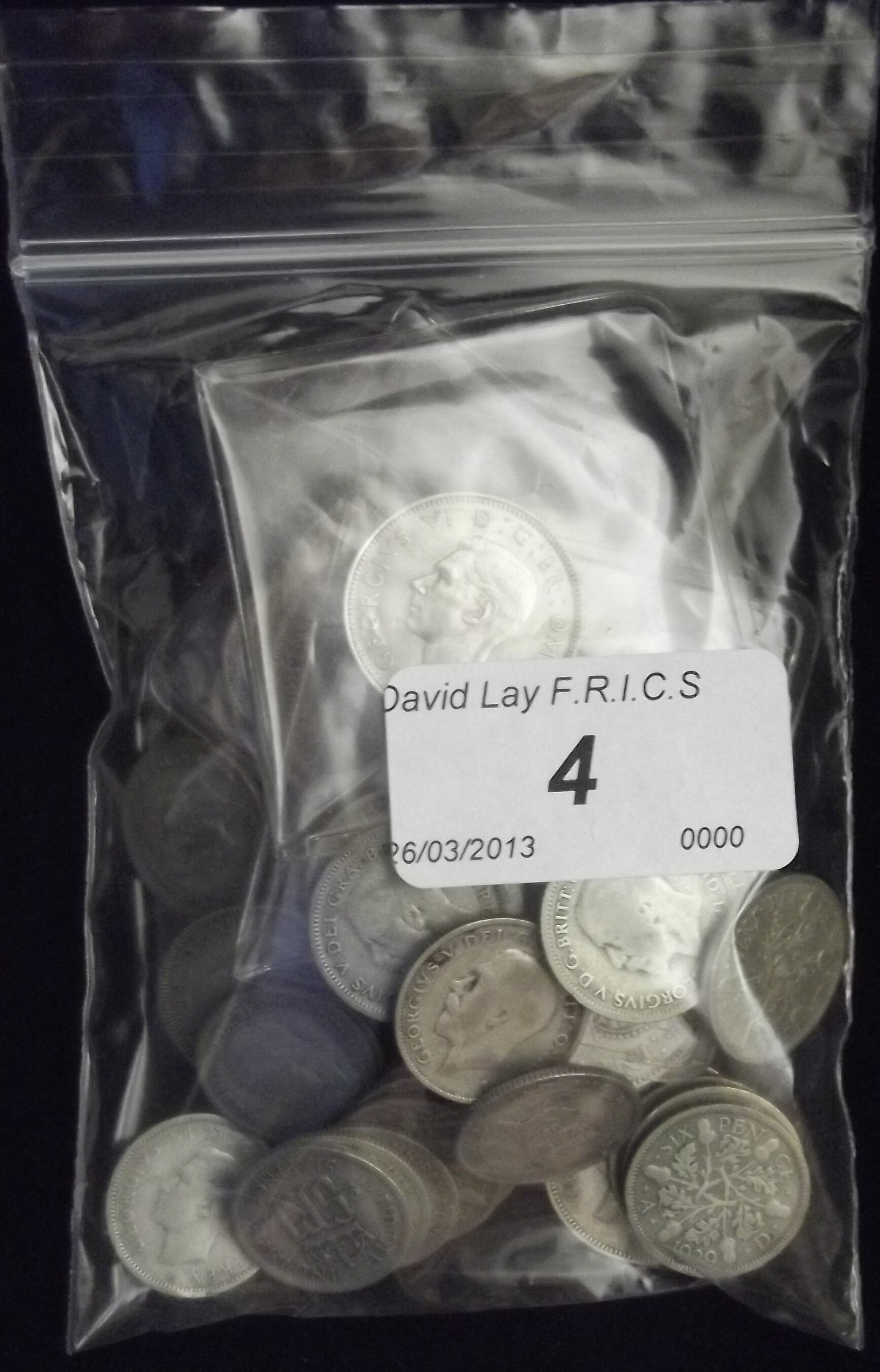 £1.70 face value pre-1947 British silver coins.