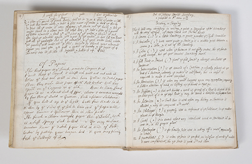 MANUSCRIPT RECIPE BOOK. Interesting 53pp volume "Miscellaneous Receipts." plus 11pp index, all