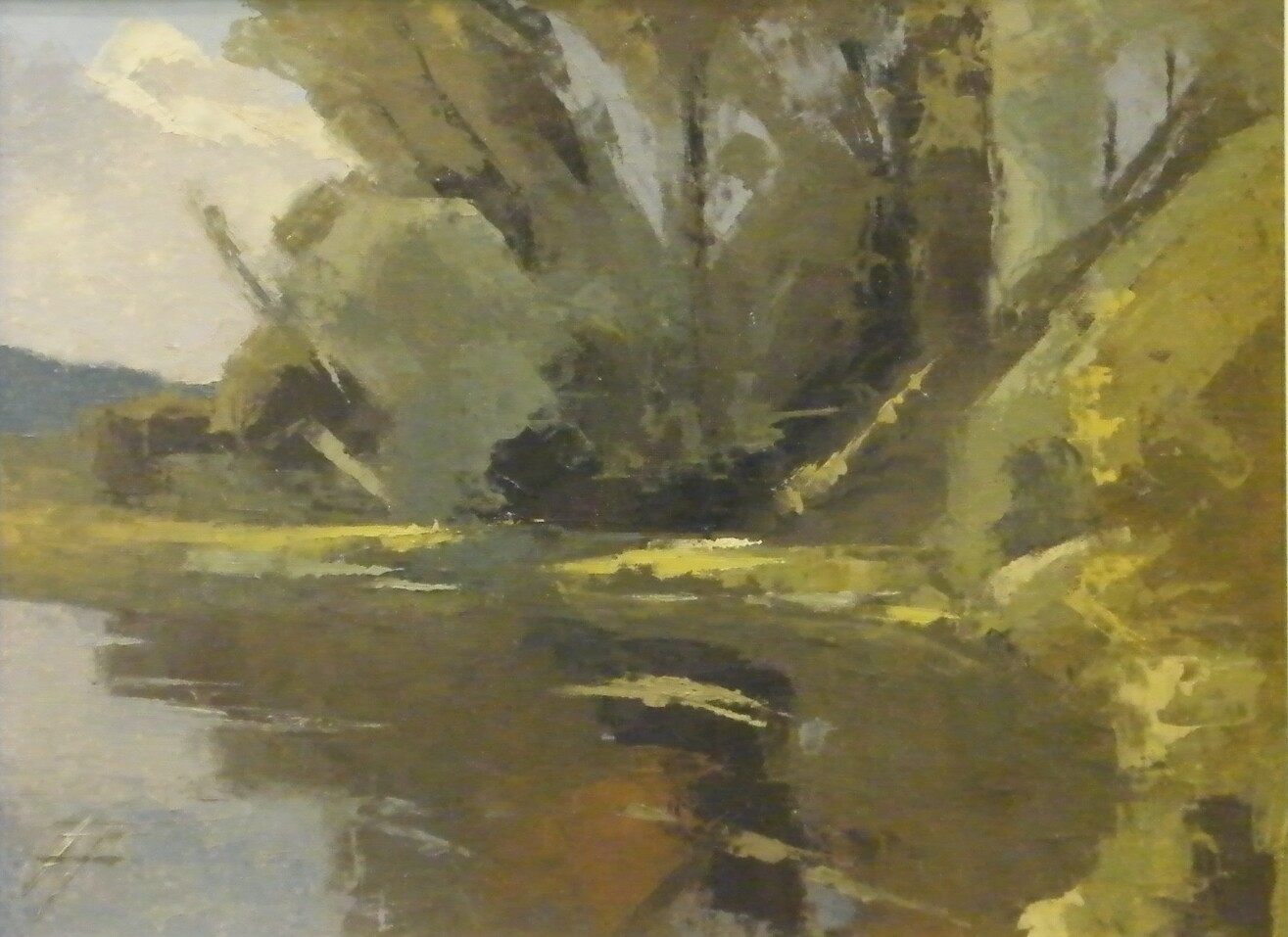 JAMES H. FRY
The river at Wareham - Dorset.
Oil on board.
Signed.
Inscribed to the back.
29 x 39cm.