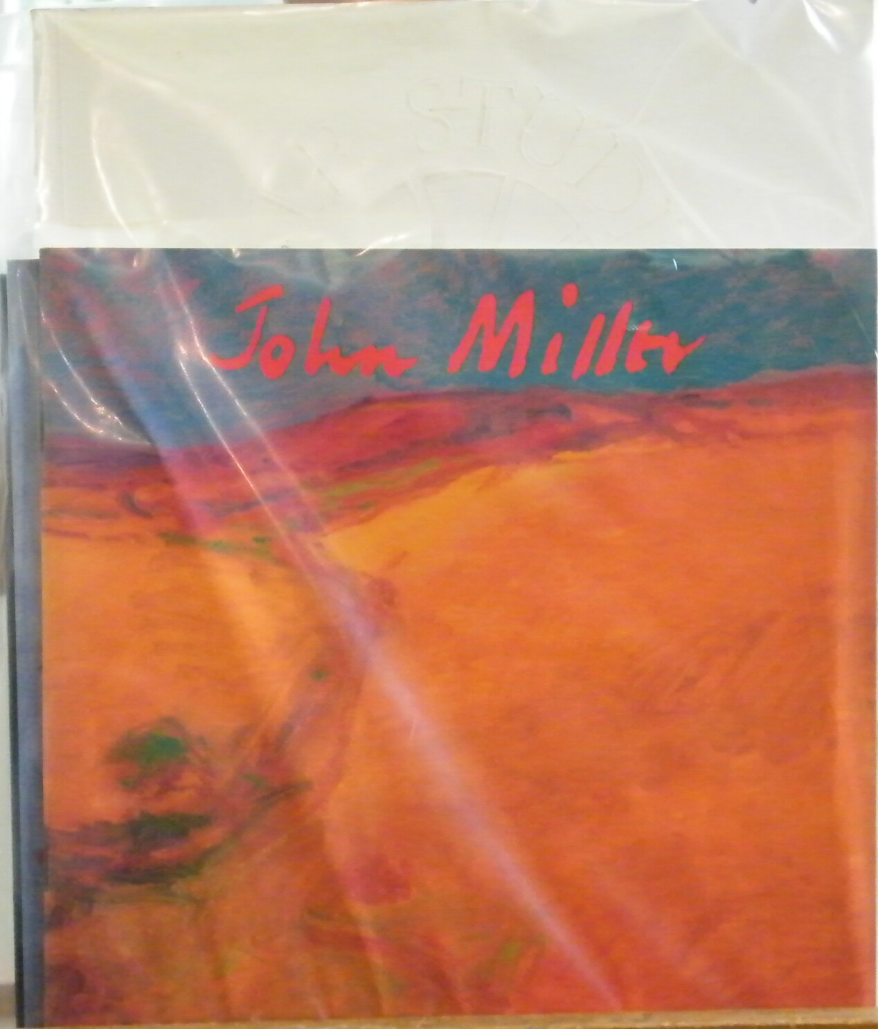 Six John Miller exhibition catalogues.