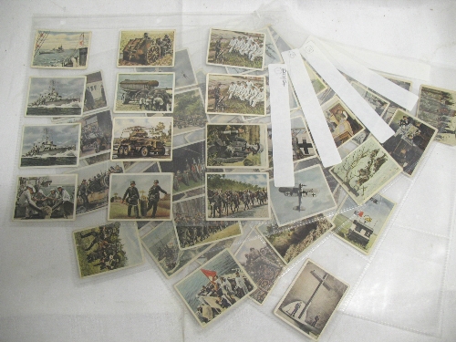 German cigarette cards, fifty four by various manufacturers depicting photographic scenes of the