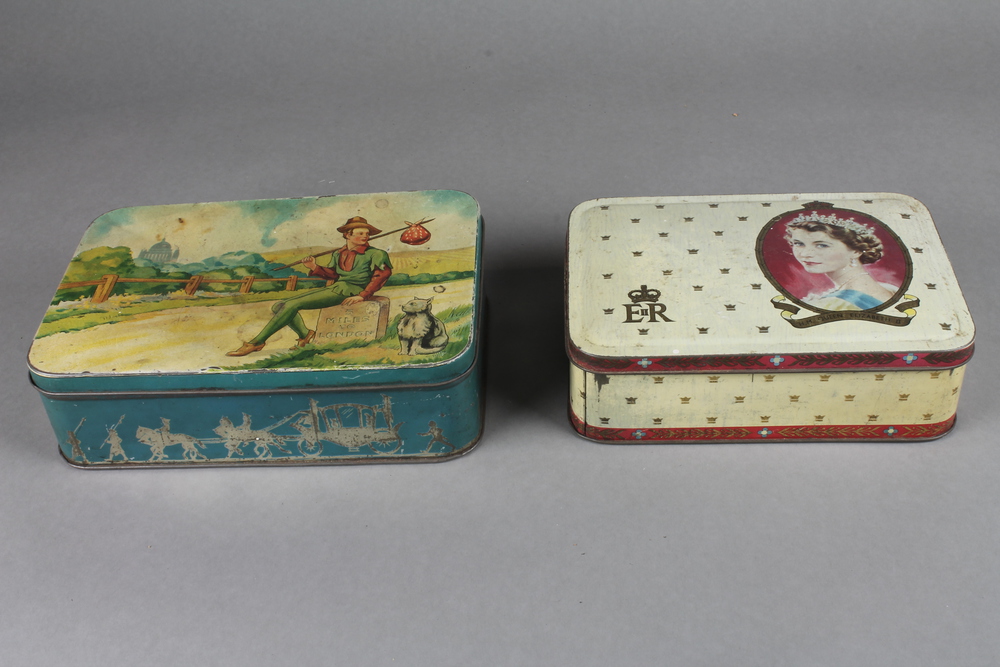 A collection of vintage tins