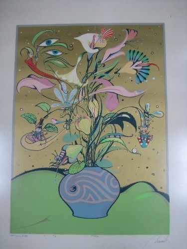 A colour print Still Life Lim ed 183/200, signed with embossed seal