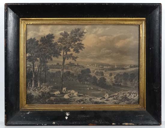 George Barnard after Matthew Ellis Nutter (1795-1862) Monochrome lithograph Topographical view of