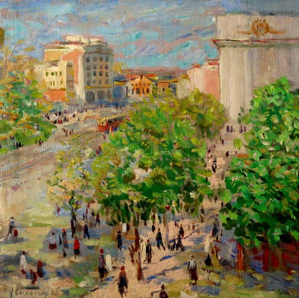 Nikolai Nikolaevich Baskakov (1918-1993), Russian School Oil on canvas ` Moscow ` 1962 Signed