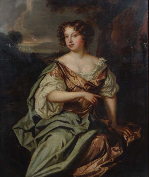 After Sir Peter Lely (late XVII / early XVII) British School Oil on Canvas Portrait of a lady (a