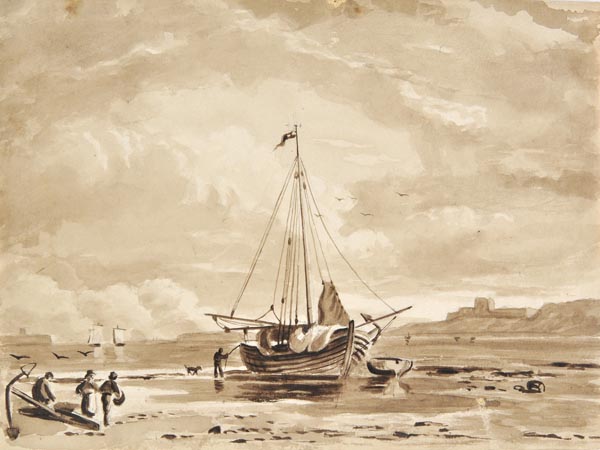 *Prints & drawings. A group of twenty early 19th century picturesque landscapes and seascapes,