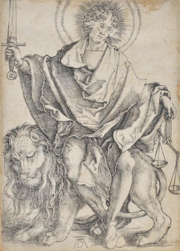 *Durer (Albrecht, 1471-1528). Sol Iustitiae, c.1499 [but later], engraving on laid paper (probably