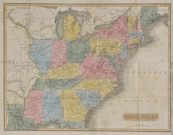 Blowe (Daniel). A Geographical, Commercial, and Agricultural View of the United States of America: