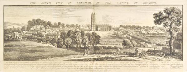 * Buck (Samuel & Nathaniel). The South View of Wrexham in the County of Denbigh [and] The East