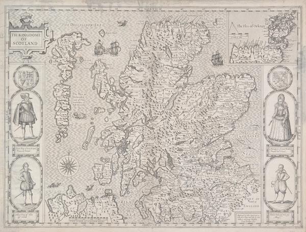 Scotland. Speed (John), The Kingdome of Scotland, pub. John Sudbury & George Humble, c.1627,