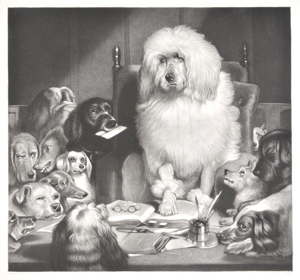 * Dogs. Stansfeld (T.), Laying Down the Law, pub. William Tegg, 1865, uncoloured mixed method