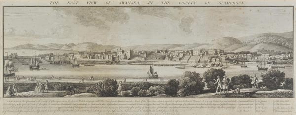 * Swansea. Buck (Samuel & Nathaniel), The East View of Swansea in the County of Glamorgan, 1748 [but