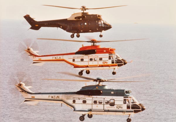 *Aerospatiale AS 332 `Super Puma`. A good collection of photographs, including many in colour, of