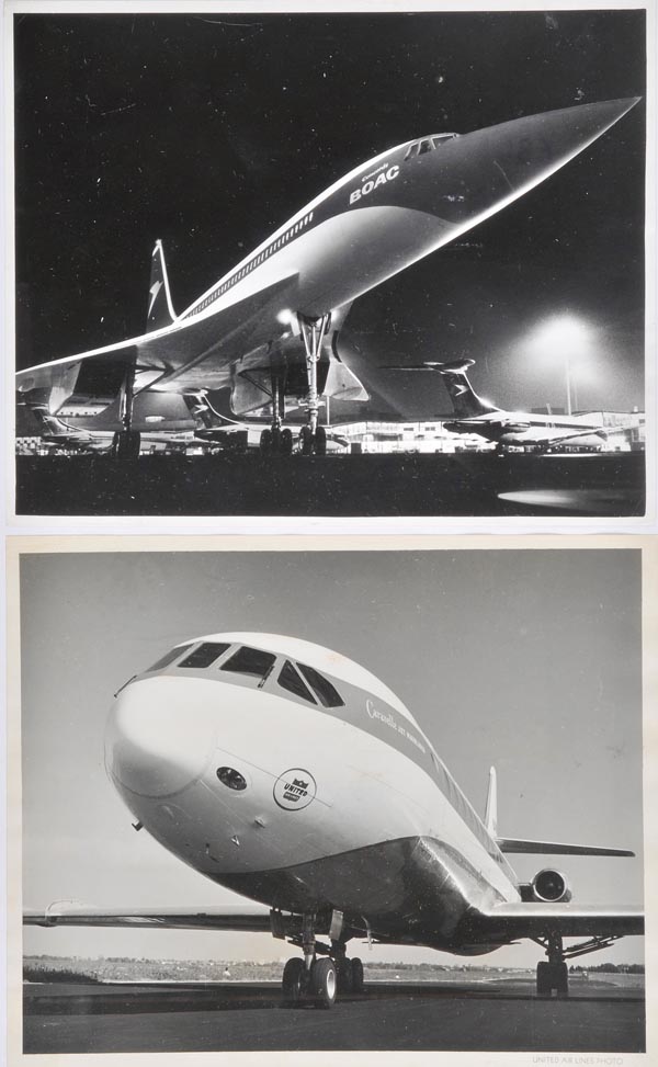 *Caravelle` and `Concorde`. A collection of manufacturer`s, press publicity and various world