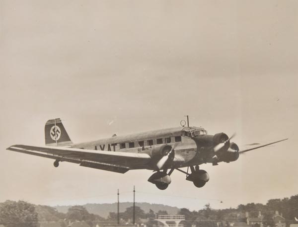 *Junkers Ju.52/3m. A collection of original manufacturer`s publicity photographs illustrating this