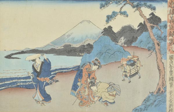 * Kunisada (Utagawa, 1786-1865). Scenes from the Chushingura (The Forty-Seven Ronin), c. 1850s,
