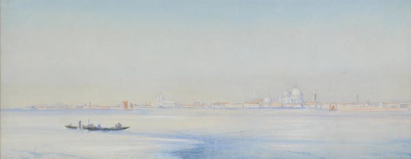 * Barratt (Reginald, 1861-1917). View of Venice from the Armenian Monastery, watercolour