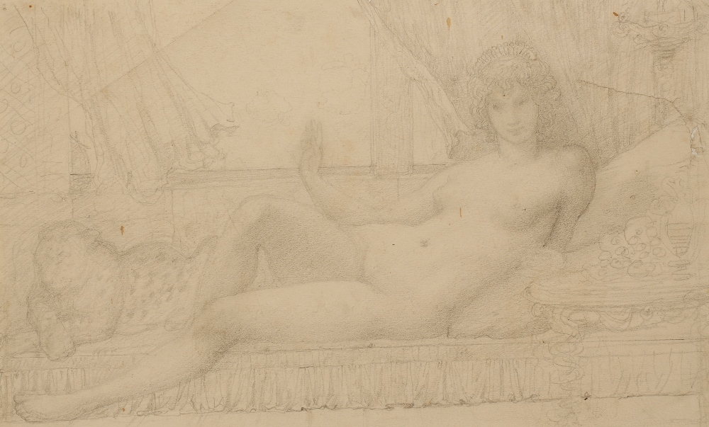 ATTRIBUTED TO WILLIAM BLAKE RICHMOND (1842-1874) "Leopaida", inscribed to the lower right "For