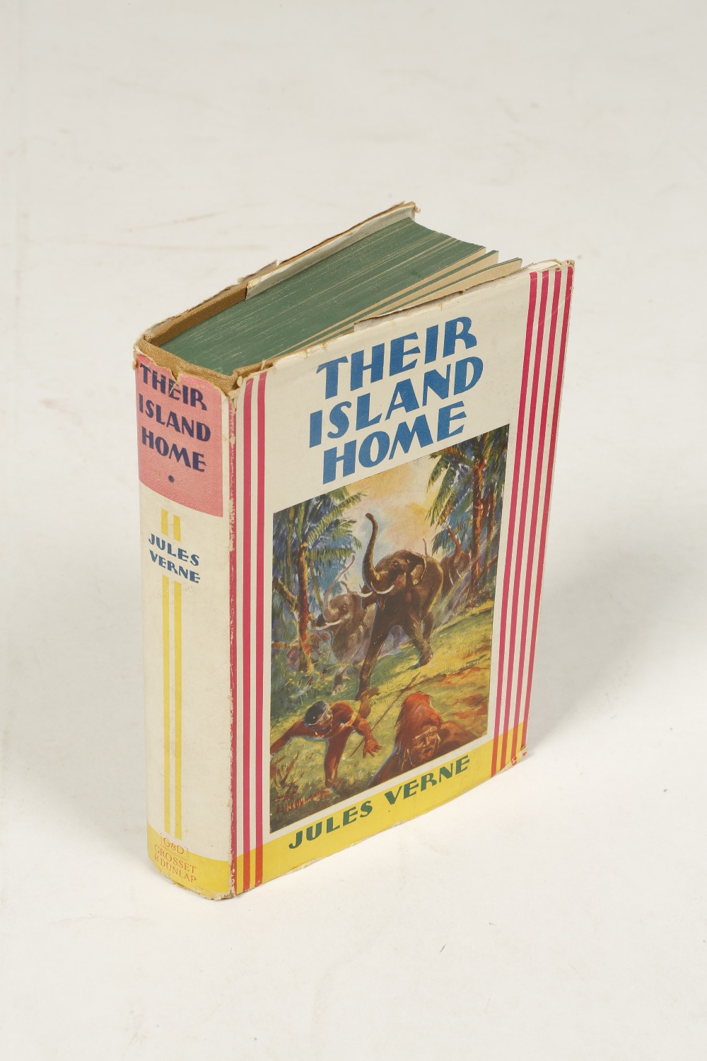 JULES VERNE: "Their Island Home. The Later Adventures of the Swiss Family Robinson", published by