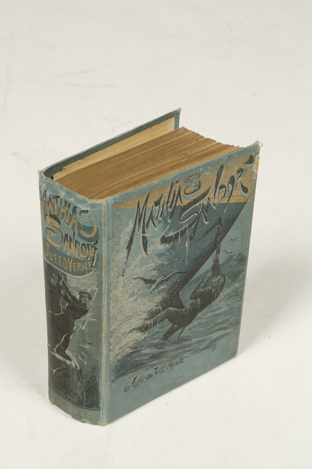 JULES VERNE: "Mathias Sandorf", published by Sampson Low, Marston, Searle and Rivington, Crown