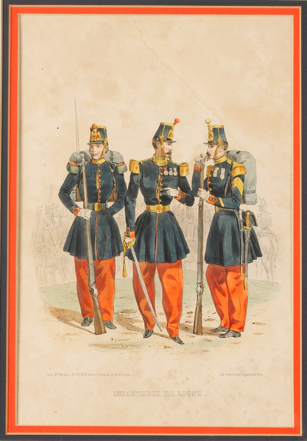 FRENCH SCHOOL "Imperiale-Regts de Voltigeurs", published by Monsieur Martinet/Hautecoeur Brothers,