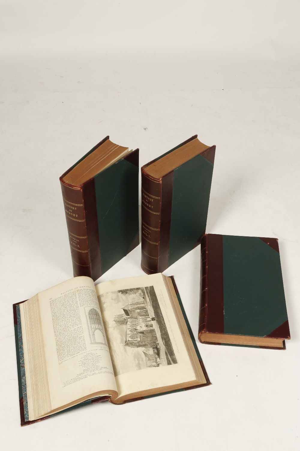 HUTCHINGS: "HISTORY OF DORSET", 4vols, 3rd edition, printed by John Bowyer Nichols & Sons, 25