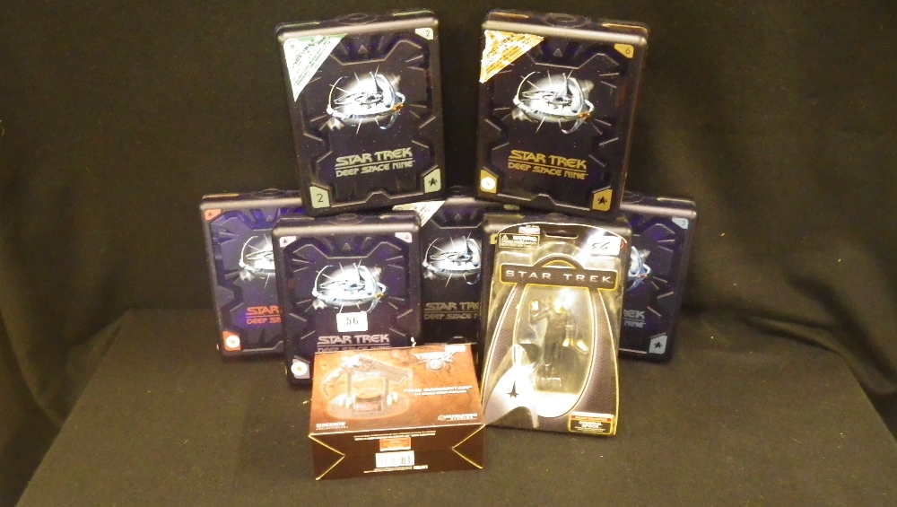 A collection of Star Trek Deep Space 9 DVD`s , Series 1-7 and an AMP Star Trek Deep Space 9 Space