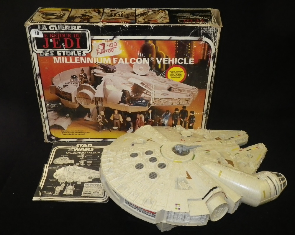 A Star Wars `Return of the Jedi`, Millennium Falcon Vehicle, boxed, the box printed in English and