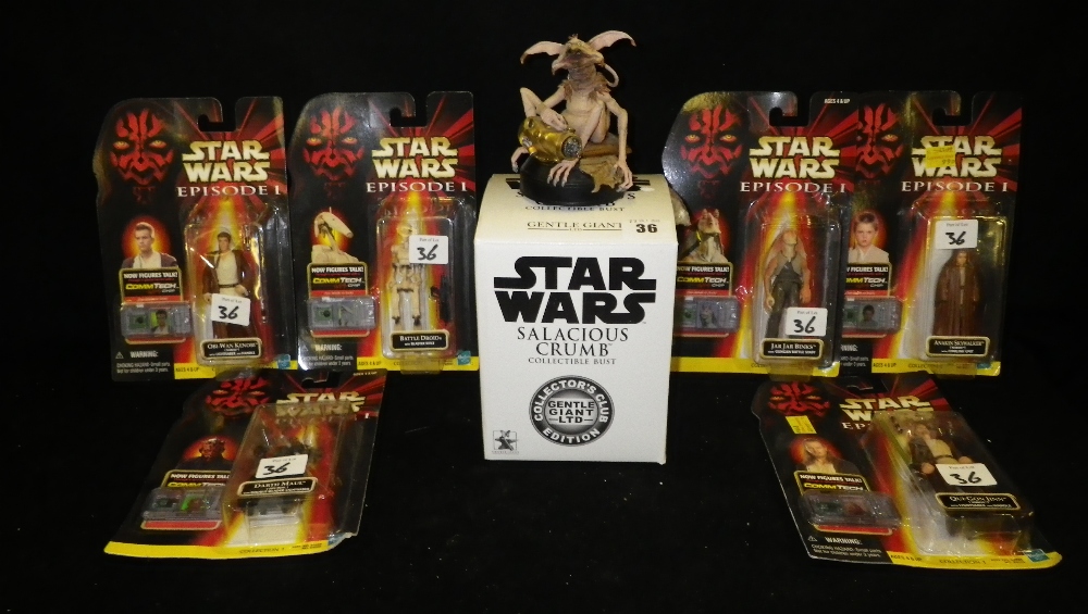 A Gentle Giant Ltd Star Wars Salacious Crumb Collectable Bust, No. 1279/2500 in original packaging