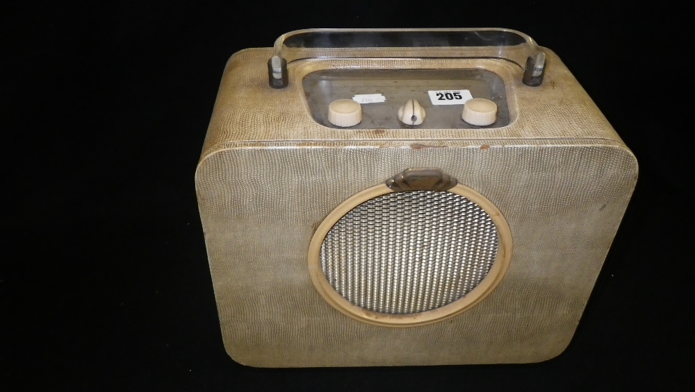 A vintage Ever-Ready Sky Queen Radio