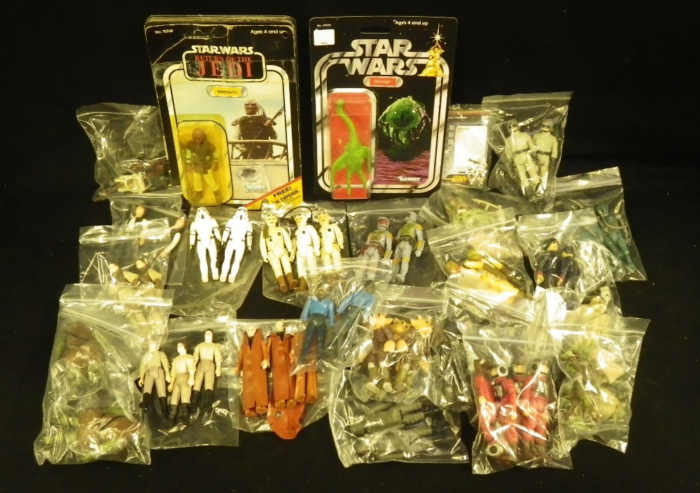 A Kenner Star Wars `Return of the Jedi` figure Weequay No. 70760 in original packaging, a similar