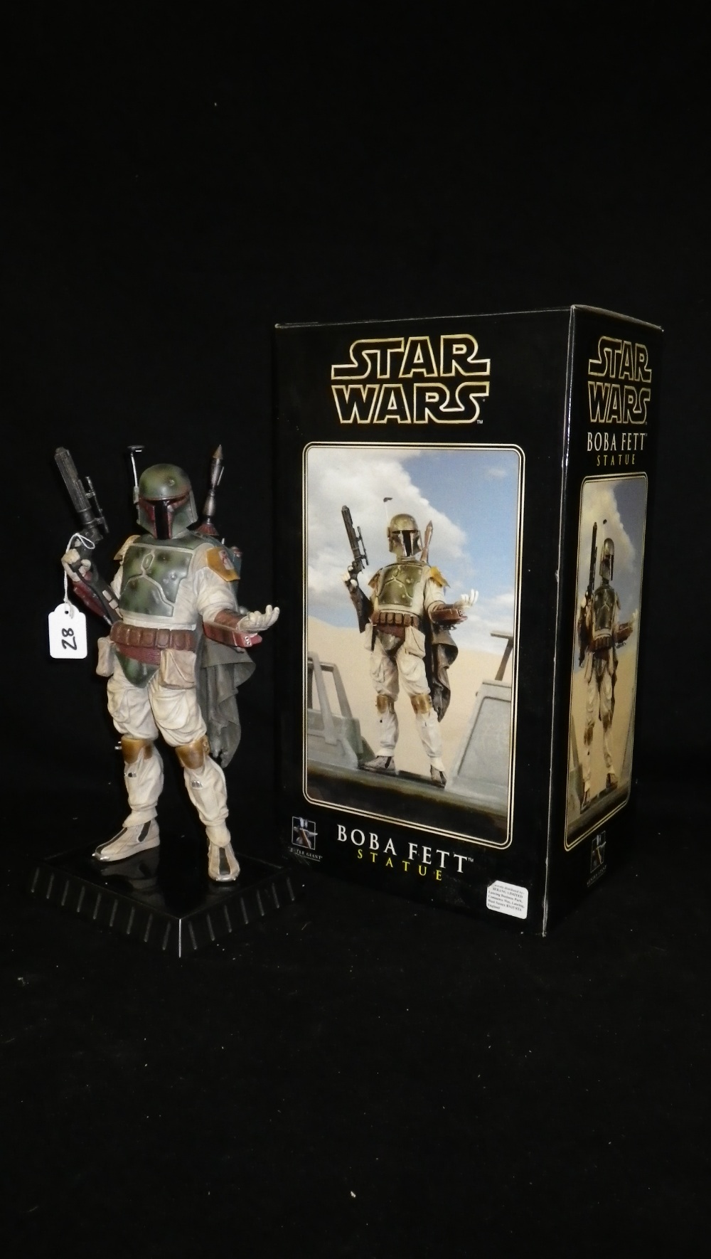 A Gentle Giant Ltd Star Wars Boba Fett Statue, No. 5651/6500 with original packaging