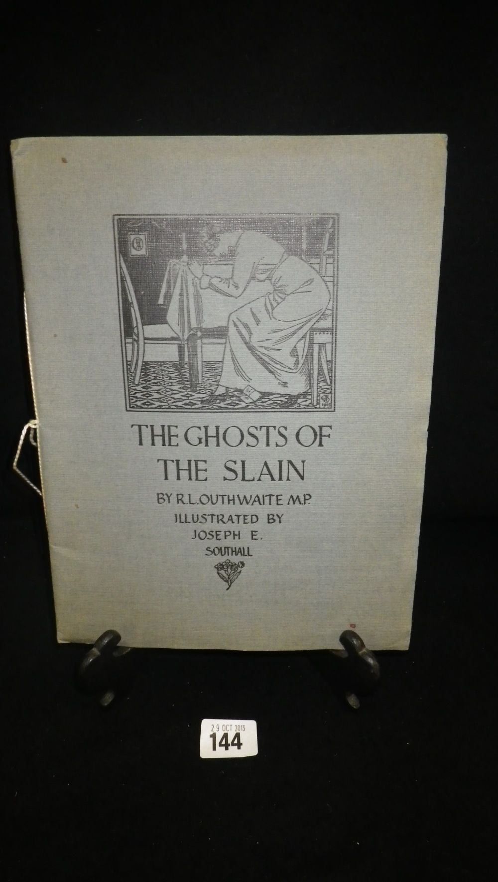 `The Ghosts of the Slain` by R.L. Outhwaite M.P., illustrated by Joseph E. Southall, published by