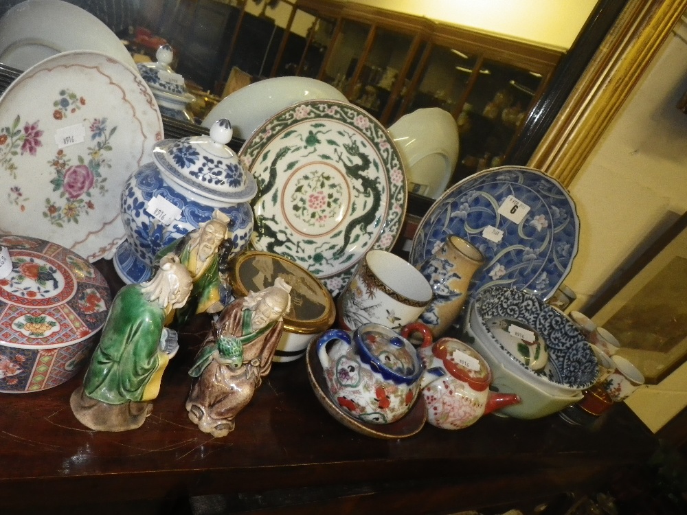 A collection of Oriental ceramics