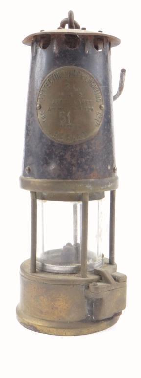 Eccles type SL51 miner`s lamp : For Condition Reports Please Visit www.eastbourneauction.com